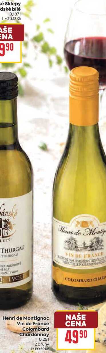 Henri de Montignac Vin de France Colombard Chardonnay 0,25l
