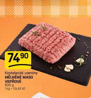 MĚLNĚNÉ MASO VEPŘOVÉ 600 g