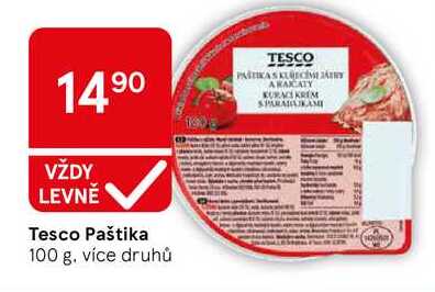 Tesco Paštika, 100 g