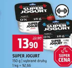 SUPER JOGURT 150 g vybrané druhy
