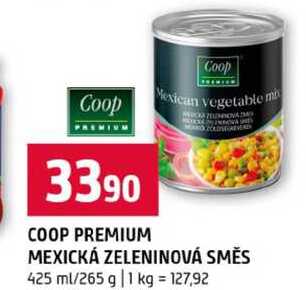 COOP PREMIUM MEXICKÁ ZELENINOVÁ SMĚS 425 ml/265 g