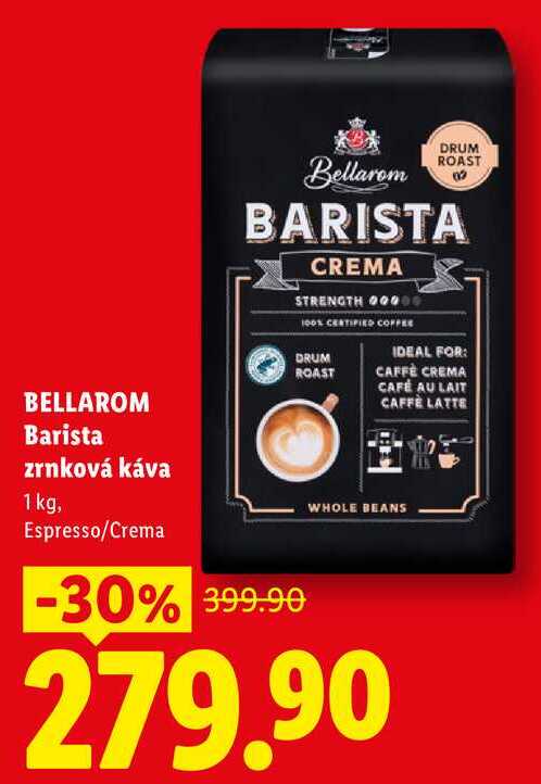 BELLAROM Barista zrnková káva, 1 kg