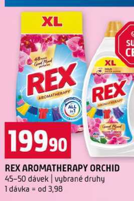 REX AROMATHERAPY ORCHID 45-50 dávek vybrané druhy 