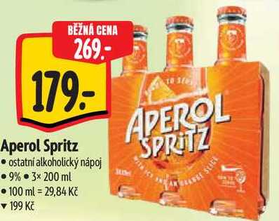 Aperol Spritz, 3x 200 ml