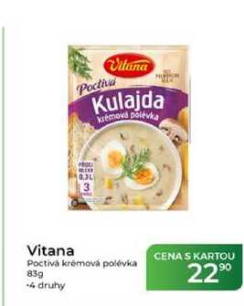 Vitana Poctivá krémová polévka 83g