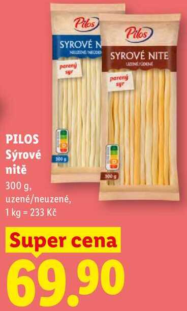 PILOS Sýrové nitě, 300g
