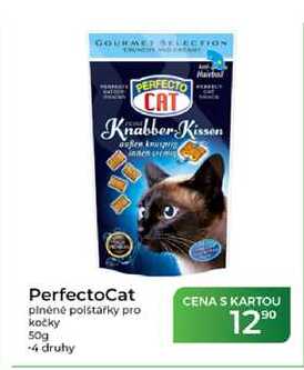 PerfectoCat plnené polstarky pro kočky 50g
