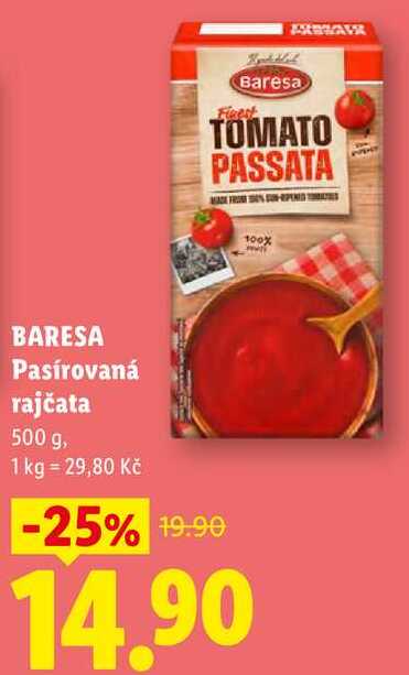 BARESA Pasírovaná rajčata, 500 g