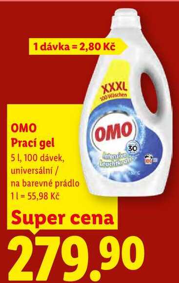 OMO Prací gel, 5 1