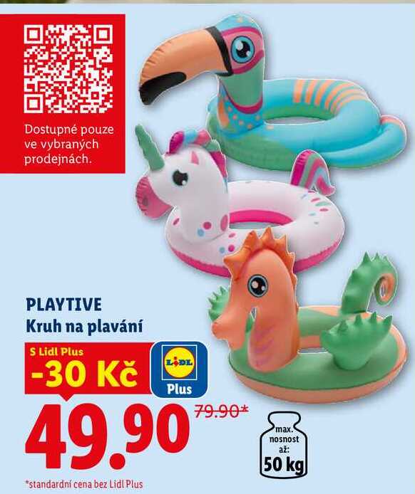 PLAYTIVE Kruh na plavání 