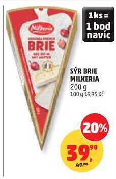 SÝR BRIE MILKERIA, 200 g