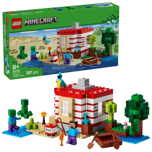 LEGO Minecraft TNT dům v džungli 21275