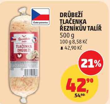 DRŮBEŽÍ TLAČENKA ŘEZNÍKŮV TALÍŘ, 500 g