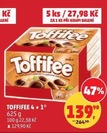 TOFFIFEE 4 + 1, 625 g