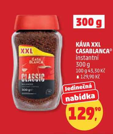 KÁVA XXL CASABLANCA instantní, 300 g 