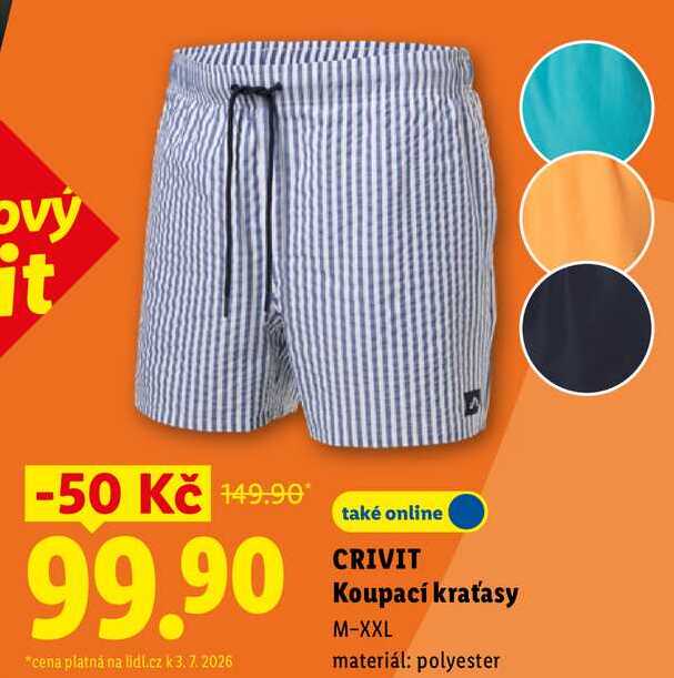 CRIVIT Koupací kraťasy 