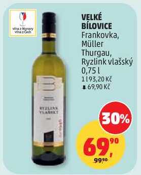VELKÉ BÍLOVICE Frankovka, 0,75 l