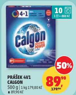 PRÁŠEK 4 v 1 CALGON, 500 g