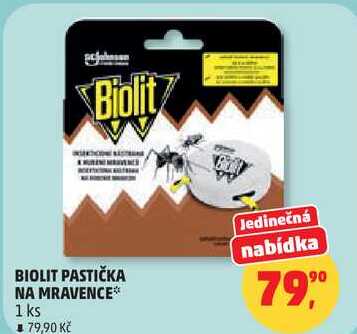 BIOLIT PASTIČKA NA MRAVENCE, 1 ks  