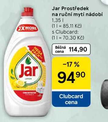 Jar Prostředek na ruční mytí nádobí, 1,35 l