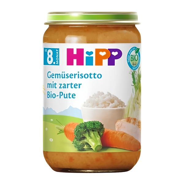 HiPP BIO Zeleninové rizoto s krůtím masem