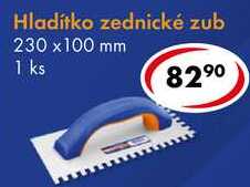 Hladítko zednické zub