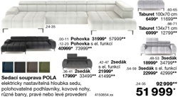 Sedací souprava POLA taburet