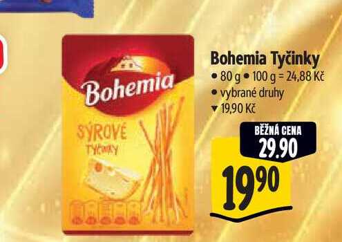 Bohemia Tyčinky 80 g
