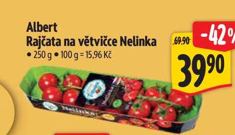 Albert Rajčata na větvičce Nelinka 250 g