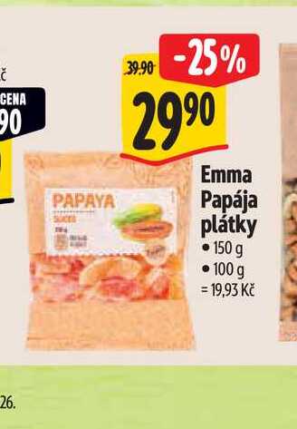 Emma Papája plátky 150 g