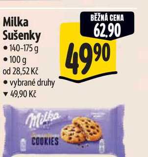 Milka Sušenky 140-175 g