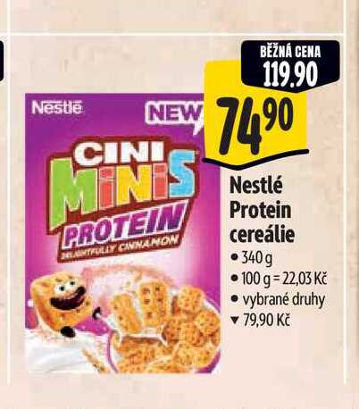 Nestlé Protein cereálie 340g