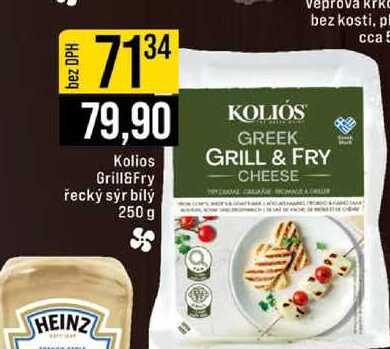 Kolios Grill&Fry řecký sýr bílý 250 g 