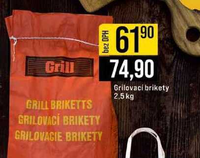 Grilovací brikety 2,5 kg