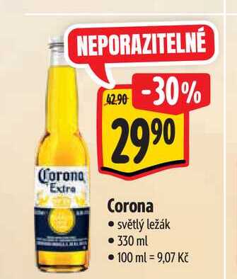 Corona světlý ležák 330 ml