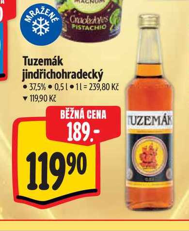 Tuzemák jindřichohradecký 0,5 l