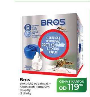 Bros elektrický odpalovač +náplň proti komárům