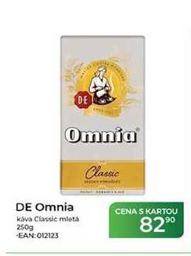 DE Omnia káva Classic mletá 250g