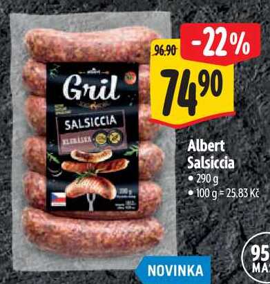 Albert Salsiccia, 290 g