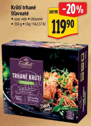 Krůtí trhané šťavnaté, 350 g