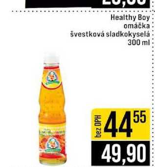 Healthy Boy omáčka švestková sladkokyselá 300 ml