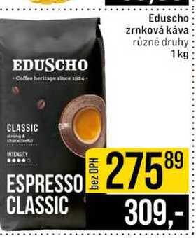 Eduscho zrnková káva různé druhy 1kg