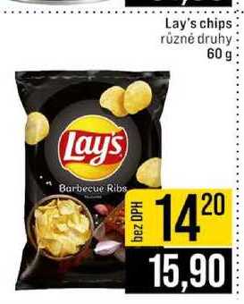 Lay's chips různé druhy 60 g