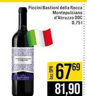 Piccini Bastioni della Rocca Montepulciano d'Abruzzo DOC 0,75l