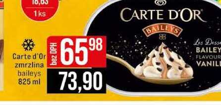 Carte d'Or zmrzlina baileys 825 ml