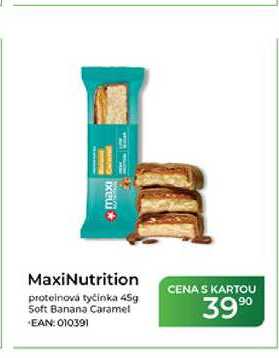 MaxiNutrition proteinová tyčinka 45g Soft Banana Caramel 