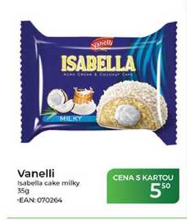 Vanelli Isabella cake milky 35g