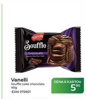 Vanelli Souffle cake chocolate 40g