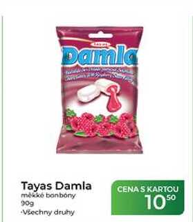 Tayas Damla měkké bonbóny 90g