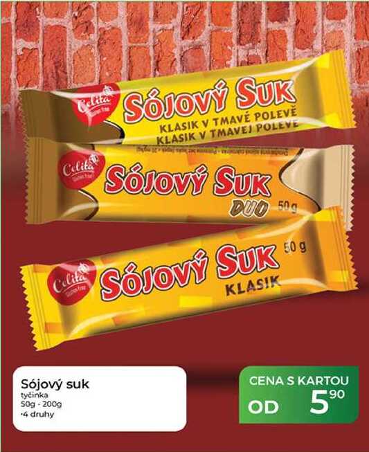 Sójový suk tyčinka 50g-200g